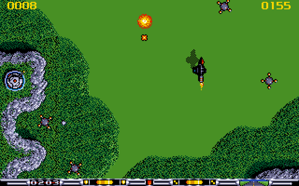 Black Hornet atari screenshot